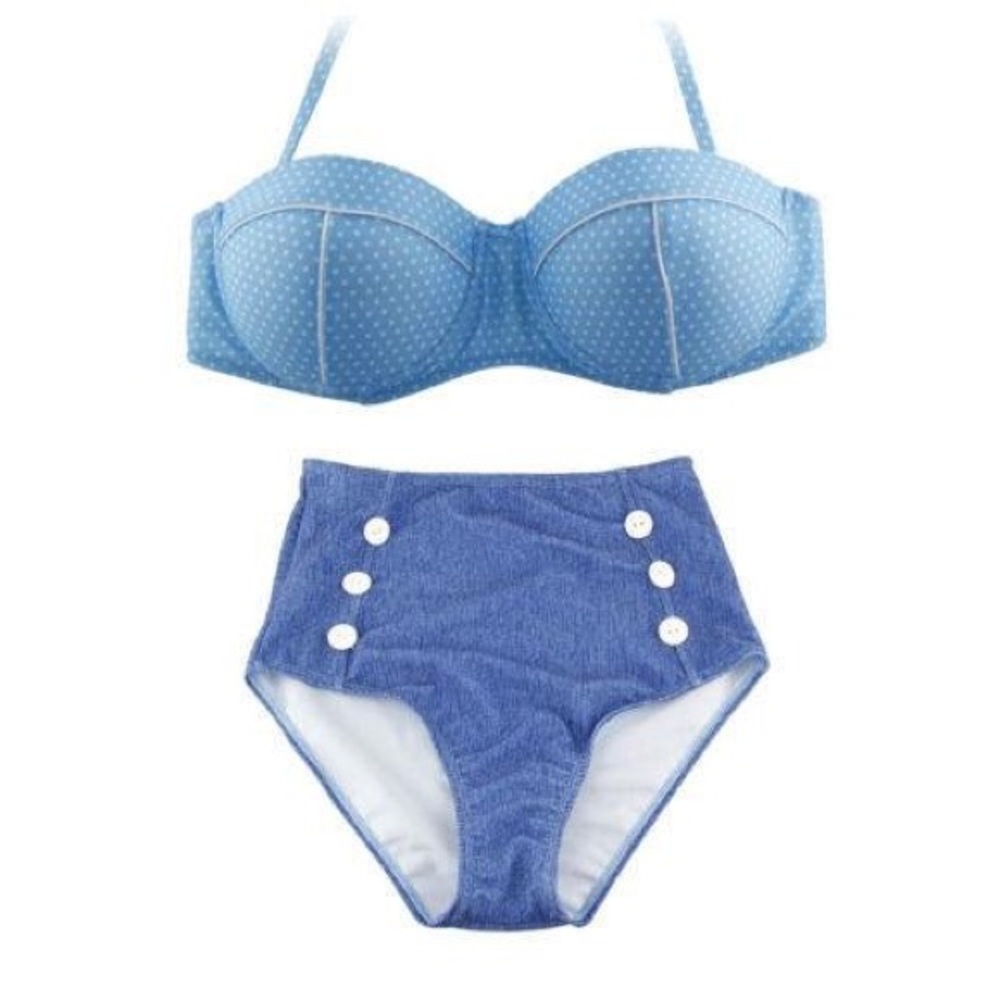 Brand New pinup polka dot swimsuit
